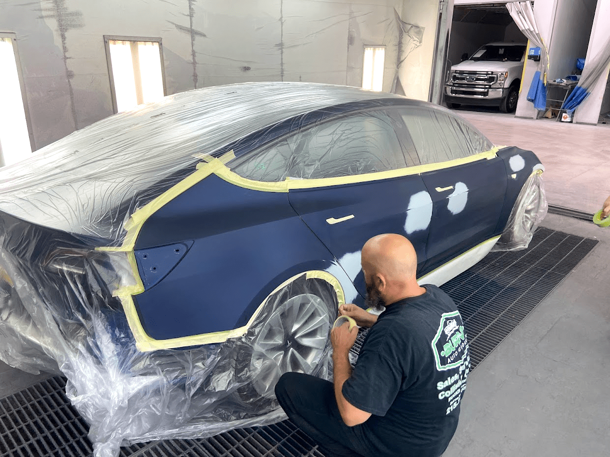 Tesla Paint Shop Bucks County